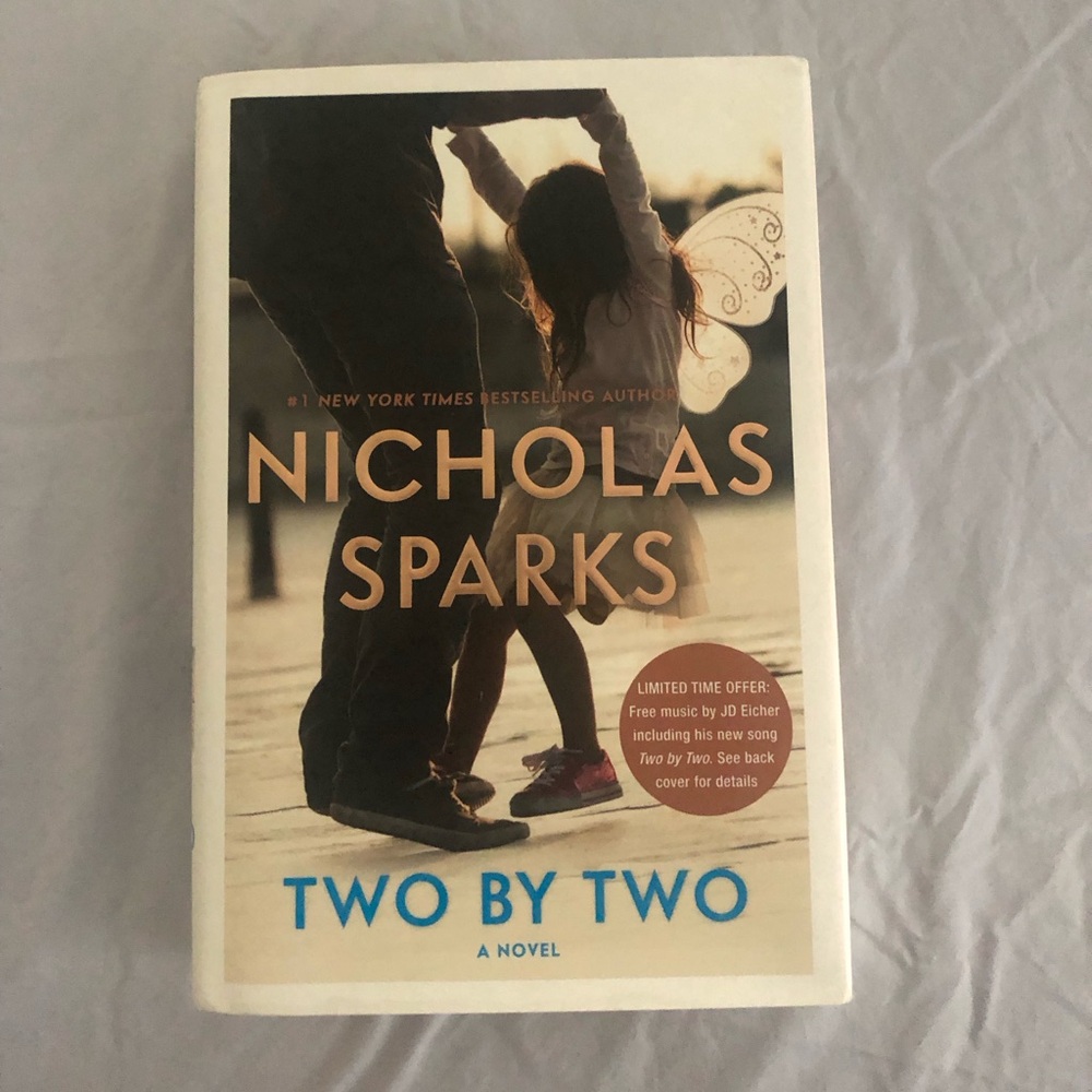 Two by Two Nicholas Sparks Hardcover Book First Edition First Print Signed